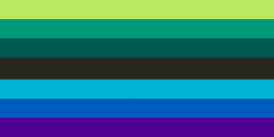 “Banded Jade” Gay Men’s Pride Flag (Classic)